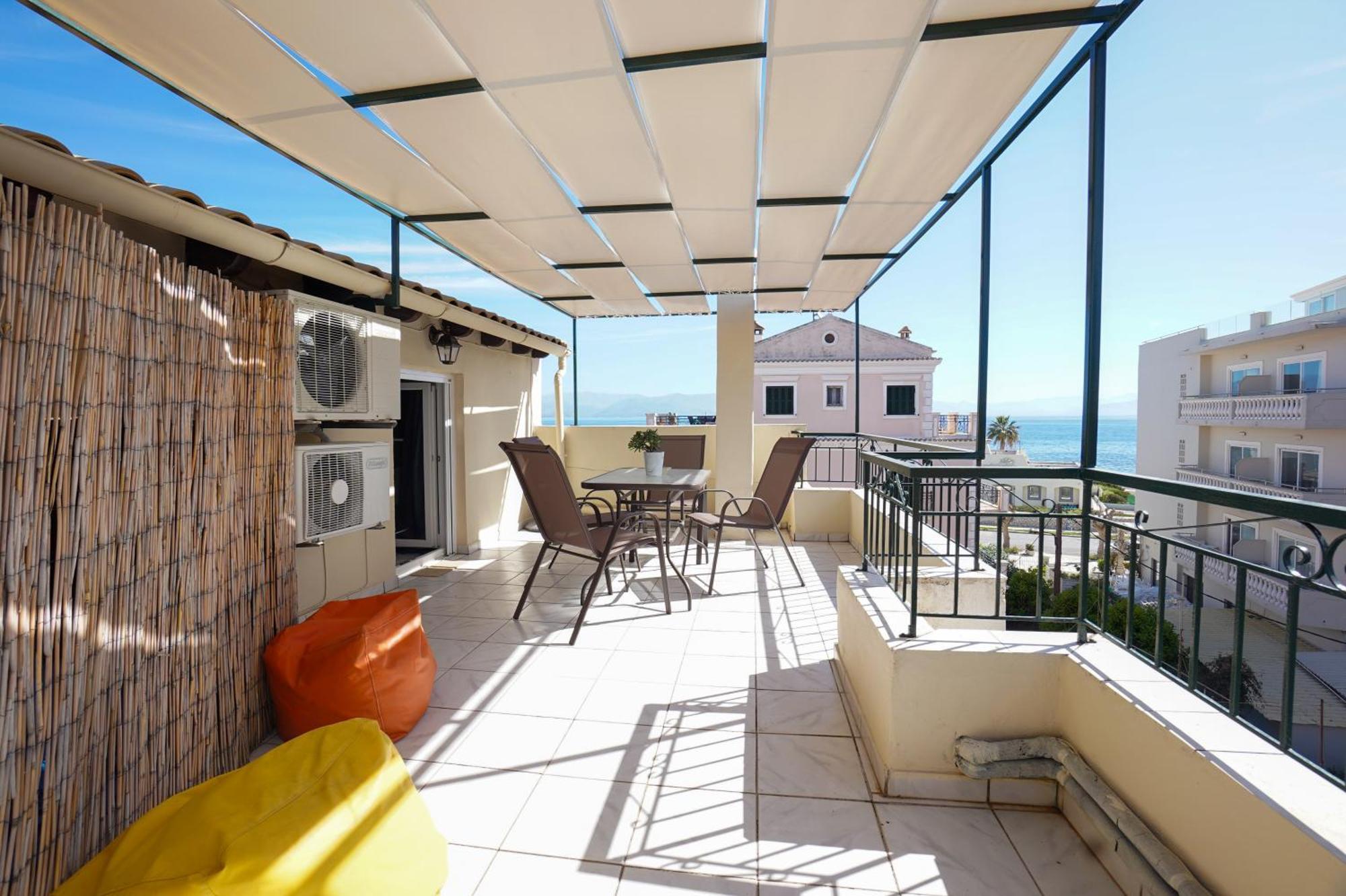 Anemomilos Sea View Penthouse Corfu  Exterior foto